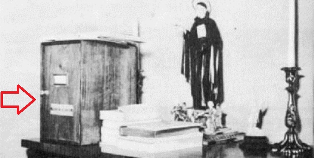 Tresor in der Privatwohnung von Papst Pius XII. 1957