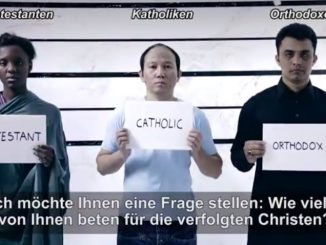 "Video vom Papst" März 2017: "Ich möchte Ihnen eine Frage stellen: Wie viele von Ihnen beten für die verfolgten Christen?"