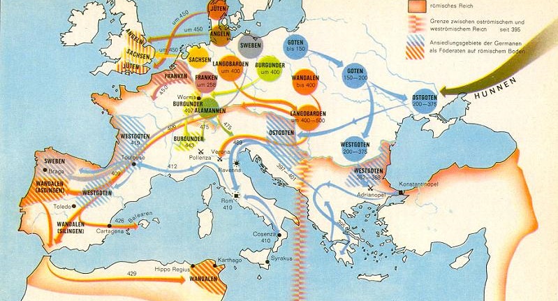 Völkerwanderung - Warum ging das Römische Reich im Westen zugrunde? "Durch die Masseneinwanderung", so der Historiker Alessandro Barbero.