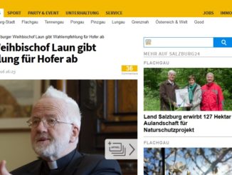 Weihbischof Andreas Laun ruft zur Wahl von Norbert Hofer zum Bundespräsidenten Österreichs auf