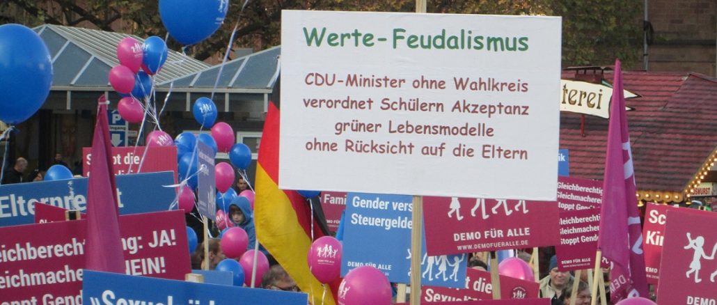 Werte-Feudalismus: Der hessische Kultusminister verordnet "Akzeptanz" grüner Lebensmodelle.