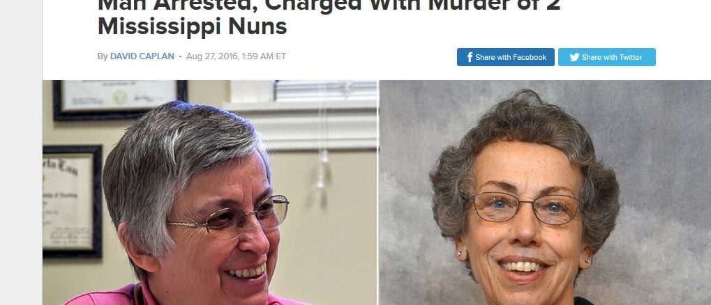 In den USA wurden zwei Ordensfrauen ermordet aufgefunden. Ein Tatverdächtiger befindet sich in Haft.