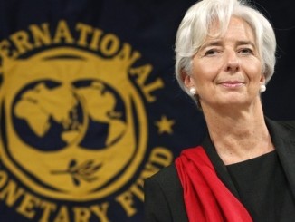 Christine Lagarde, Grand Dame des Internationalen Währungsfonds von Papst Franziskus empfangen