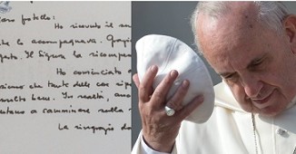 Der Brief von Papst Franziskus an seinen Kritiker Antonio Socci