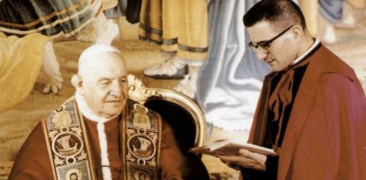 Johannes XXIII. und sein Sekretär Loris Capovilla