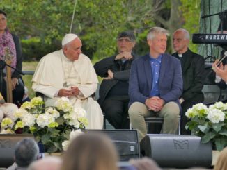 Papst Franziskus als Überraschungsgast beim "Earth Day" der Fokolarbewegung in der Villa Borghese in Rom